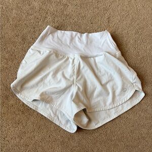 Women's Gilly Hicks White Athletic Shorts with Liner